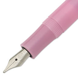 Kaweco Frosted Sport Fountain Pen - Blush Pitaya, Extra-Broad, close-up of the nib