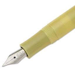 Kaweco Frosted Sport Fountain Pen - Sweet Banana, Fine, close-up of the nib