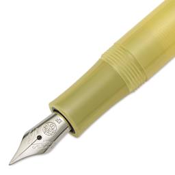 Kaweco Frosted Sport Fountain Pen - Sweet Banana, Extra-Fine, close-up of the nib