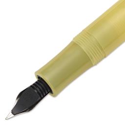 Kaweco Frosted Sport Fountain Pen - Sweet Banana, Extra-Fine, close-up of the feed
