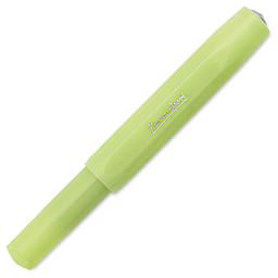 Kaweco Frosted Sport Fountain Pen - Fine Lime, Medium, cap replaced