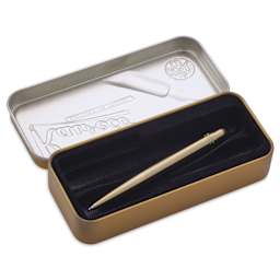 Kaweco Liliput Retractable Ballpoint Pen - Brass, pen in packaging