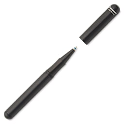Kaweco Liliput Ballpoint Pen - Black, cap removed