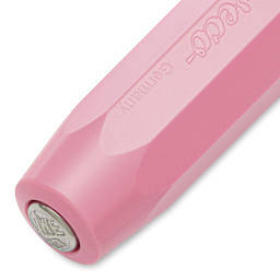 Kaweco Perkeo Fountain Pen - Blossom, Medium, close-up of the brand's seal on the cap