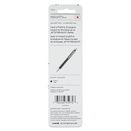 Uni-Ball Jetstream RT Ballpoint Refills - Black, 1.0 mm, Pkg of 2, back of the packaging