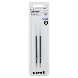 Uni-Ball Jetstream RT Ballpoint Refills - Blue, 1.0 mm, Pkg of 2, front of the packaging