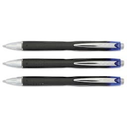 Uni-Ball Jetstream RT Retractable Ballpoint Pens - Blue, 1.0 mm, Set of 3, out of packaging