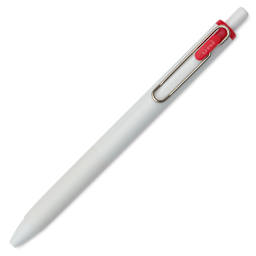 Uni-Ball One Retractable Gel Pen - Red, 0.7 mm, tip retracted