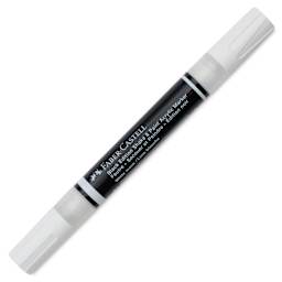 Faber-Castell Black Edition Twin Acrylic Marker - White