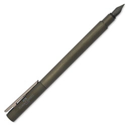 Faber-Castell Neo Slim Fountain Pen - Gunmetal, Extra Fine Tip (image shows a different size nib)