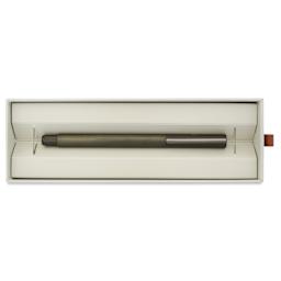 Faber-Castell Neo Slim Fountain Pen - Gunmetal, Broad Tip - in gift box