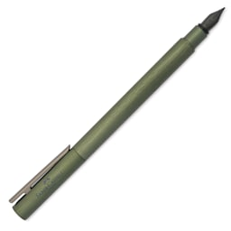 Faber-Castell Neo Slim Fountain Pen - Olive Green, Fine Tip (image shows a different size nib)