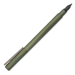 Faber-Castell Neo Slim Fountain Pen - Olive Green, Extra Fine Tip (image shows a different size nib)