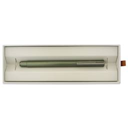 Faber-Castell Neo Slim Fountain Pen - Olive Green, Broad Tip - in gift box