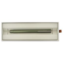 Faber-Castell Neo Slim Fountain Pen - Olive Green, Medium Tip - in gift box