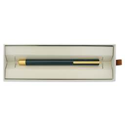 Faber-Castell Neo Slim Fountain Pen - Black Matte, Rose Gold, Medium Tip - in gift box