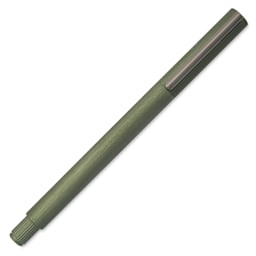 Faber-Castell Neo Slim Fountain Pen - Rainforest, Medium Tip - with cap on