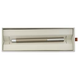 Faber-Castell Neo Slim Fountain Pen - Stainless Steel, Matte, Broad Tip - in gift box