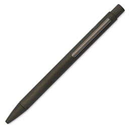 Faber-Castell Neo Slim Ballpoint Pen - Aluminum Gunmetal, tip retracted