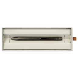 Faber-Castell Neo Slim Ballpoint Pen - Aluminum Gunmetal, in gift box