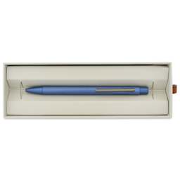 Faber-Castell Neo Slim Ballpoint Pen - Aluminum Dark Blue, in gift box