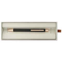 Faber-Castell Neo Slim Ballpoint Pen - Black Matte and Rose Gold, in gift box