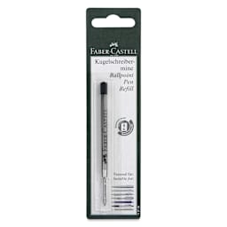 Faber-Castell Ballpoint Pen Refill - Black, Broad Tip, front of the packaging