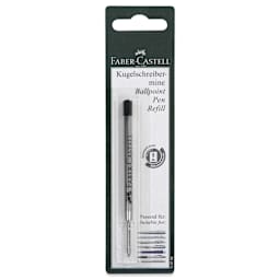Faber-Castell Ballpoint Pen Refill - Black, Medium Tip, front of the packaging
