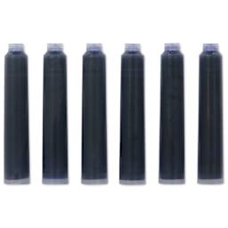 Faber-Castell Fountain Pen Cartridges - Royal Blue, Pkg of 6