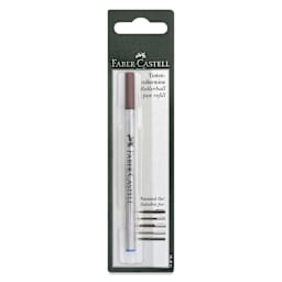 Faber-Castell Medium Rollerball Refill - Blue - front of packaging