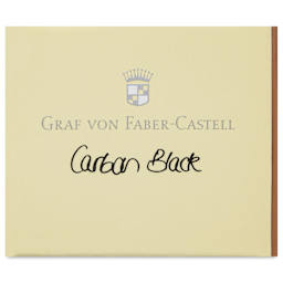 Graf von Faber-Castell Fountain Pen Cartridges - Carbon Black, Pkg of 6 - front of packaging