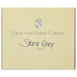 Graf von Faber-Castell Fountain Pen Cartridges - Stone Grey, Pkg of 6 - front of packaging