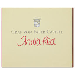 Graf von Faber-Castell Fountain Pen Cartridges - India Red, Pkg of 6 - front of packaging