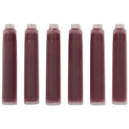 Graf von Faber-Castell Fountain Pen Cartridges - Burned Orange, Pkg of 6