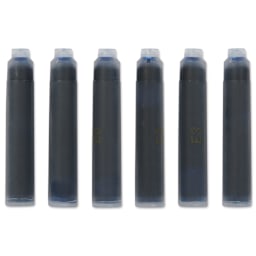 Graf von Faber-Castell Fountain Pen Cartridges - Gulf Blue, Pkg of 6