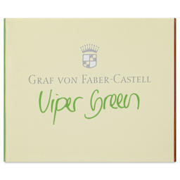 Graf von Faber-Castell Fountain Pen Cartridges - Viper Green, Pkg of 6 - front of packaging