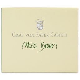 Graf von Faber-Castell Fountain Pen Cartridges - Moss Green, Pkg of 6 - front of packaging