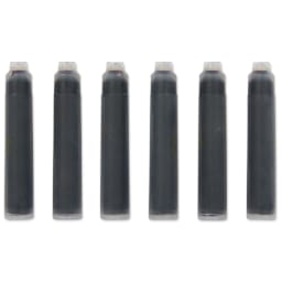 Graf von Faber-Castell Fountain Pen Cartridges - Cognac Brown, Pkg of 6