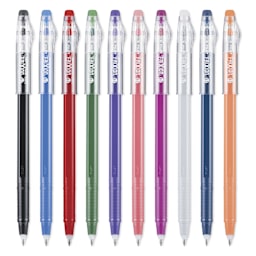 Pilot FriXion Erasable Color Stick - Set 1, Set of 10, Assorted