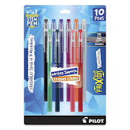 Pilot FriXion Erasable Color Stick - Set 1, Set of 10, Assorted, in packaging