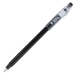 Pilot FriXion Erasable Color Stick - Black, cap off