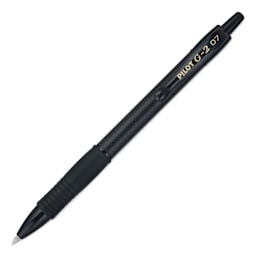 Pilot G2 Edge Retractable Gel Pen - Black, 0.7 mm, Fine