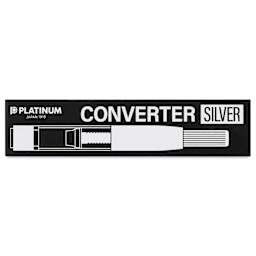 Platinum Fountain Pen Converter - Silver, packaging