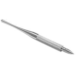 Colorverse Shuttle Nib Holder - Aluminum, Short, with nib inserted (not included)