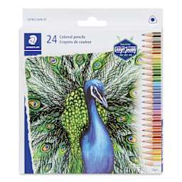 Staedtler Triangular Colored Pencils - Set of 24 - front of packaging