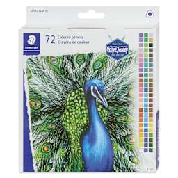 Staedtler Triangular Colored Pencils - Set of 72 - front of packaging