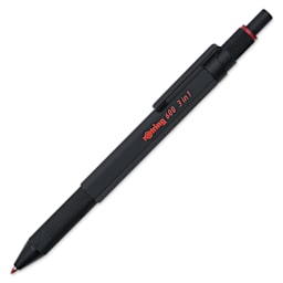 Rotring 600 3-in-1 Multicolor Ballpoint Pen and Mechanical Pencil - Black