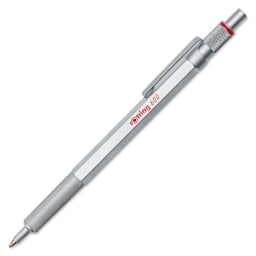 Rotring 600 Ballpoint Pen - Silver, Medium Tip