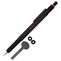 Rotring 800+ Stylus Mechanical Pencil - Black, 0.5 mm, pencil and extra stylus heads