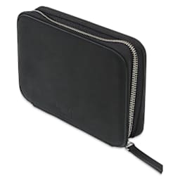 Endless Companion 10 Pen Pouch - Black, pen case closed standing
